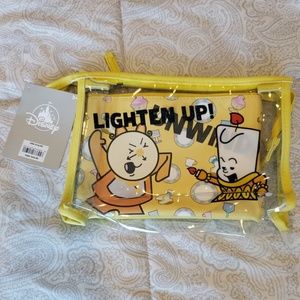 Bnwt Beauty and the Beast makeup/ wristlet bag